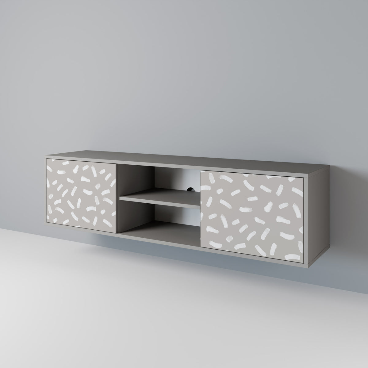 PASSING SECONDS Mueble de TV de 2 Puertas