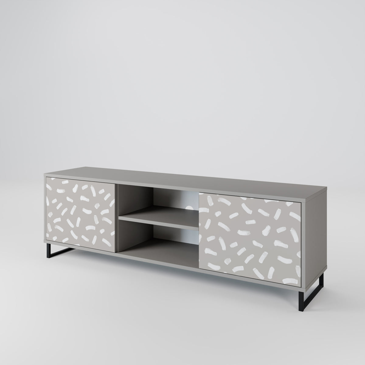 PASSING SECONDS Mueble de TV de 2 Puertas