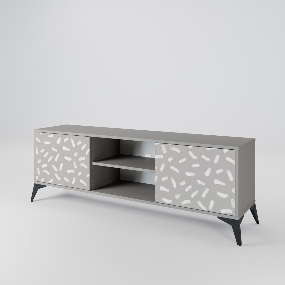 PASSING SECONDS Mueble de TV de 2 Puertas