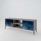 CELESTIAL FALL Mueble de TV de 2 Puertas en Acabado Gris