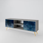 CELESTIAL FALL Mueble de TV de 2 Puertas en Acabado Gris