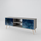 CELESTIAL FALL Mueble de TV de 2 Puertas en Acabado Gris