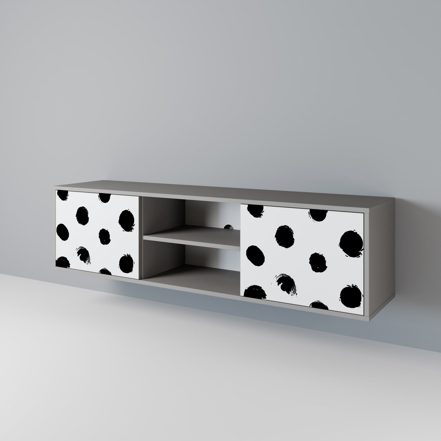 SLIPPING MINUTES Mueble de TV de 2 Puertas