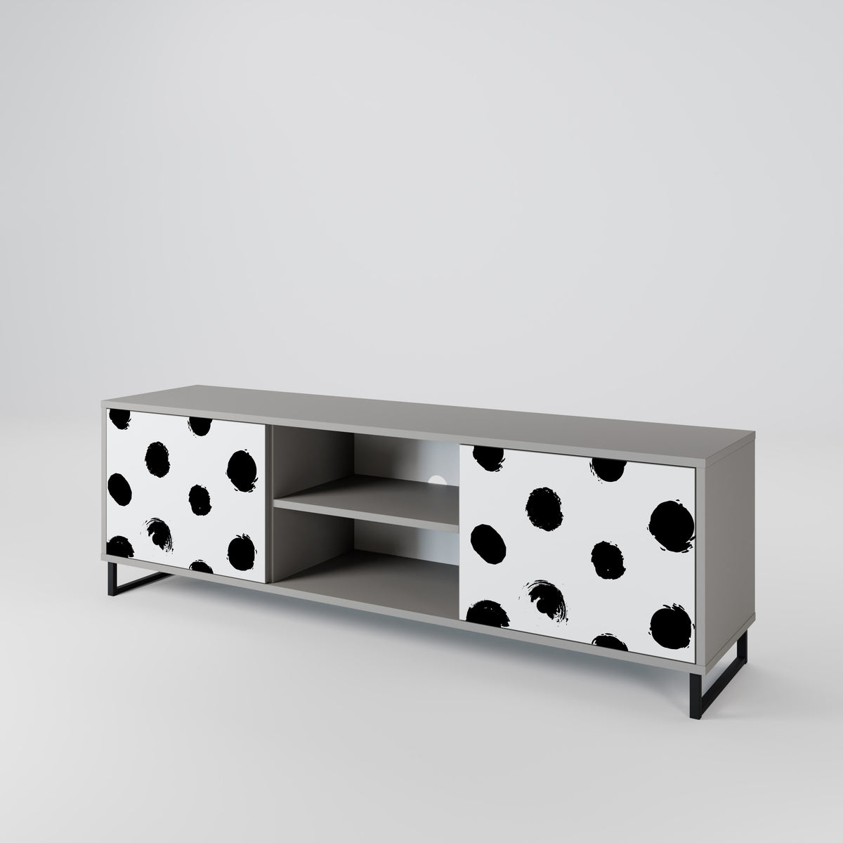 SLIPPING MINUTES Mueble de TV de 2 Puertas