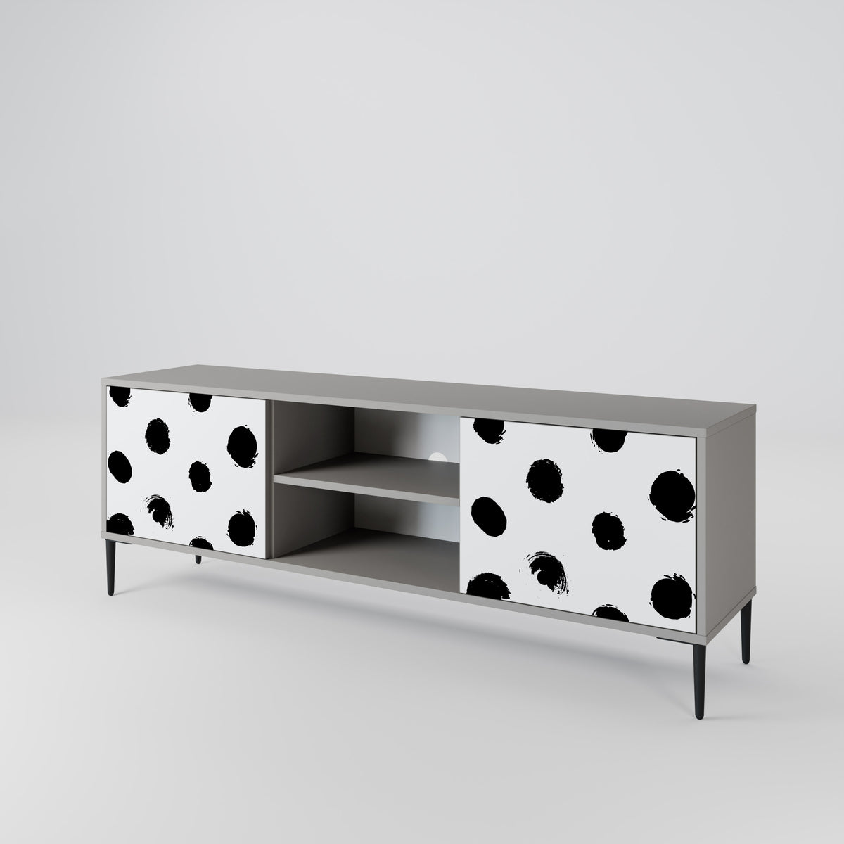 SLIPPING MINUTES Mueble de TV de 2 Puertas