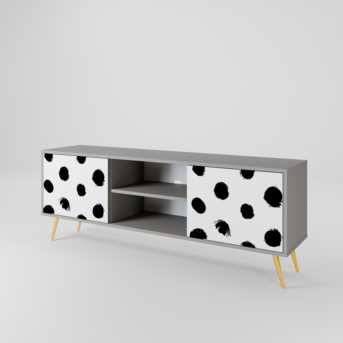 SLIPPING MINUTES Mueble de TV de 2 Puertas