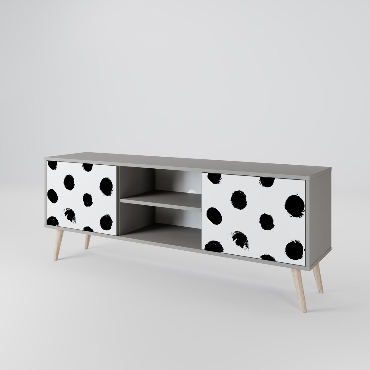 SLIPPING MINUTES Mueble de TV de 2 Puertas