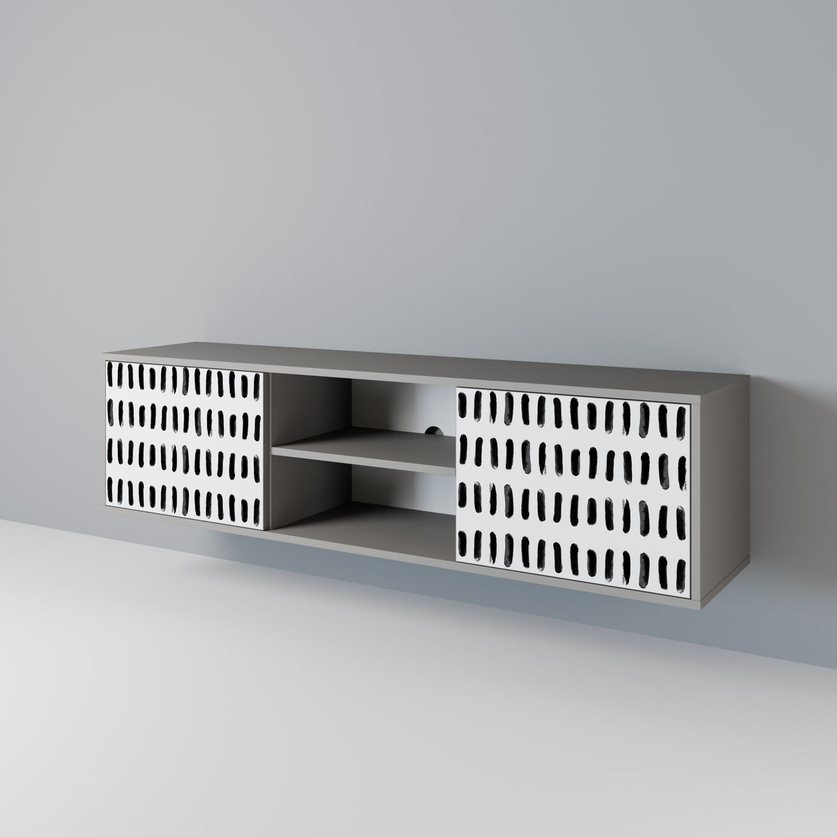 NIGHTY MELODIES Mueble de TV de 2 Puertas