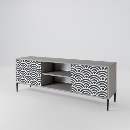 GLOOMY HOST 2-Door TV Cabinet