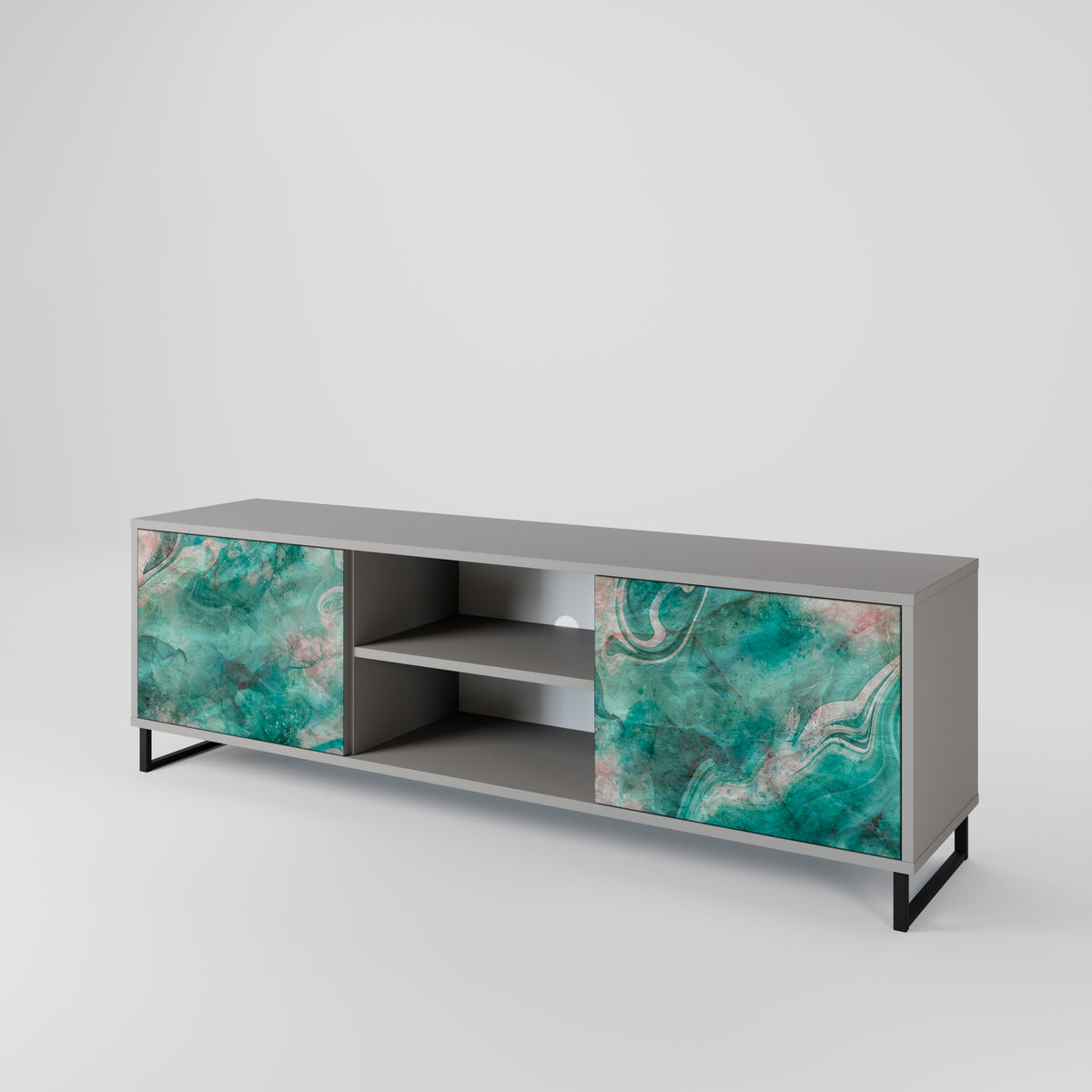 ABSTRACT ALCHEMY Mueble de TV de 2 Puertas