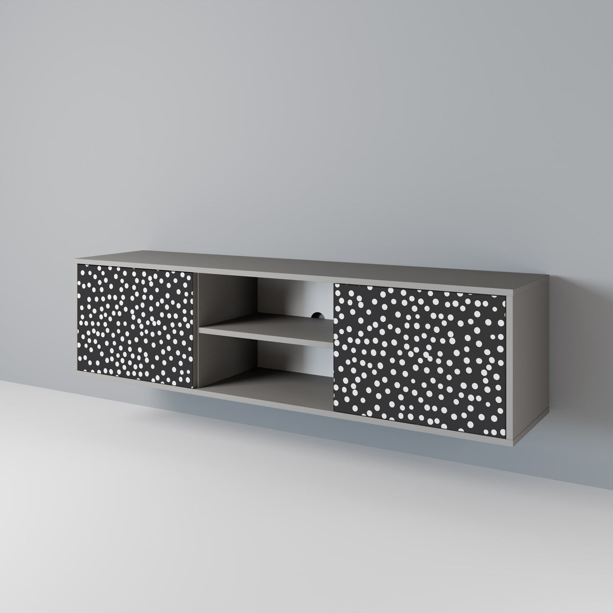 BLINDING LIGHTS Mueble de TV de 2 Puertas