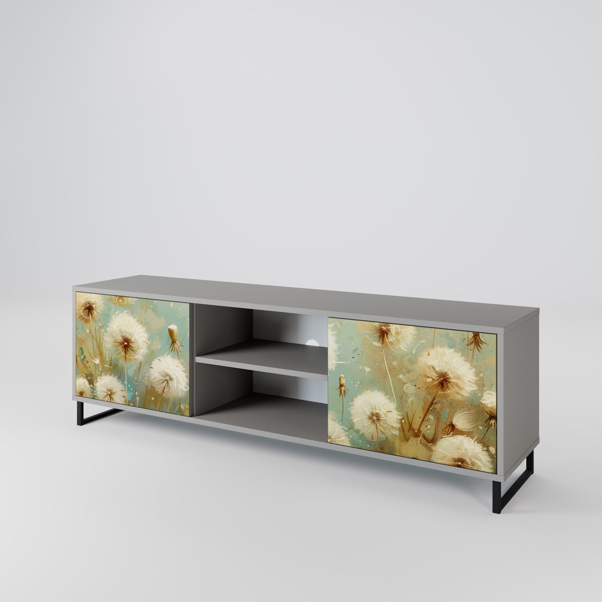 DREAMY MEADOW Mueble de TV de 2 Puertas