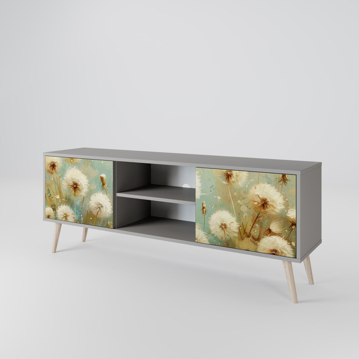 DREAMY MEADOW Mueble de TV de 2 Puertas