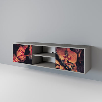 NEVERENDING BLOOM Mueble de TV de 2 Puertas