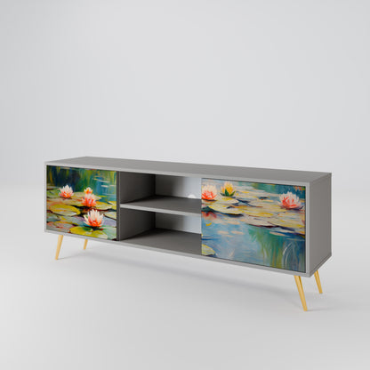 BLOOMING WATERS Mueble de TV de 2 Puertas