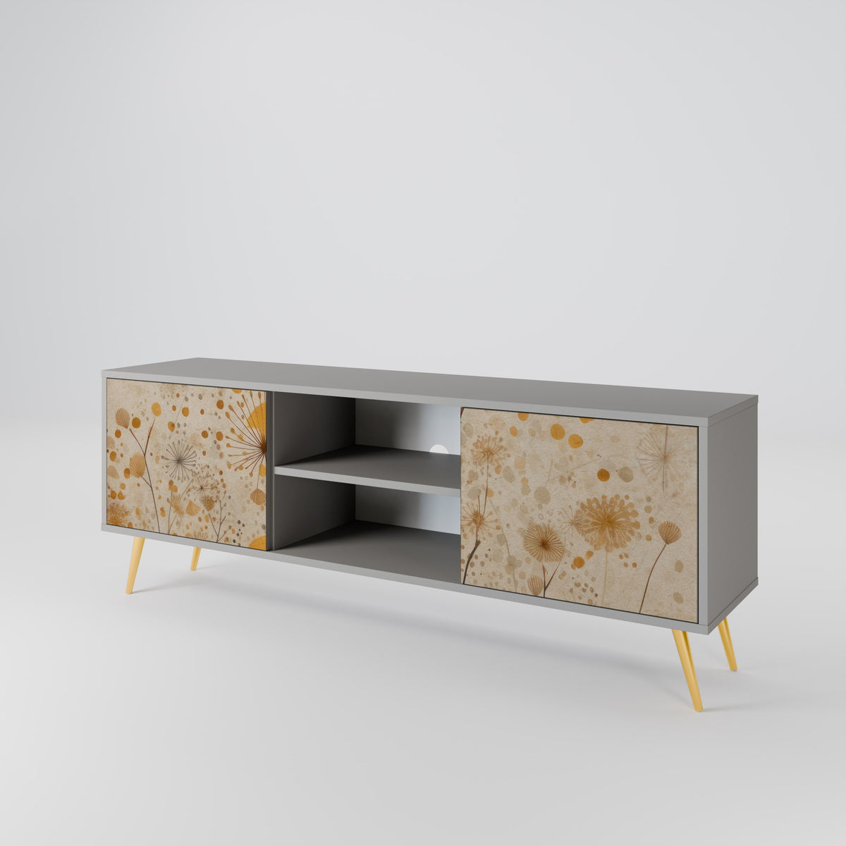MORNING GLADE Mueble de TV de 2 Puertas