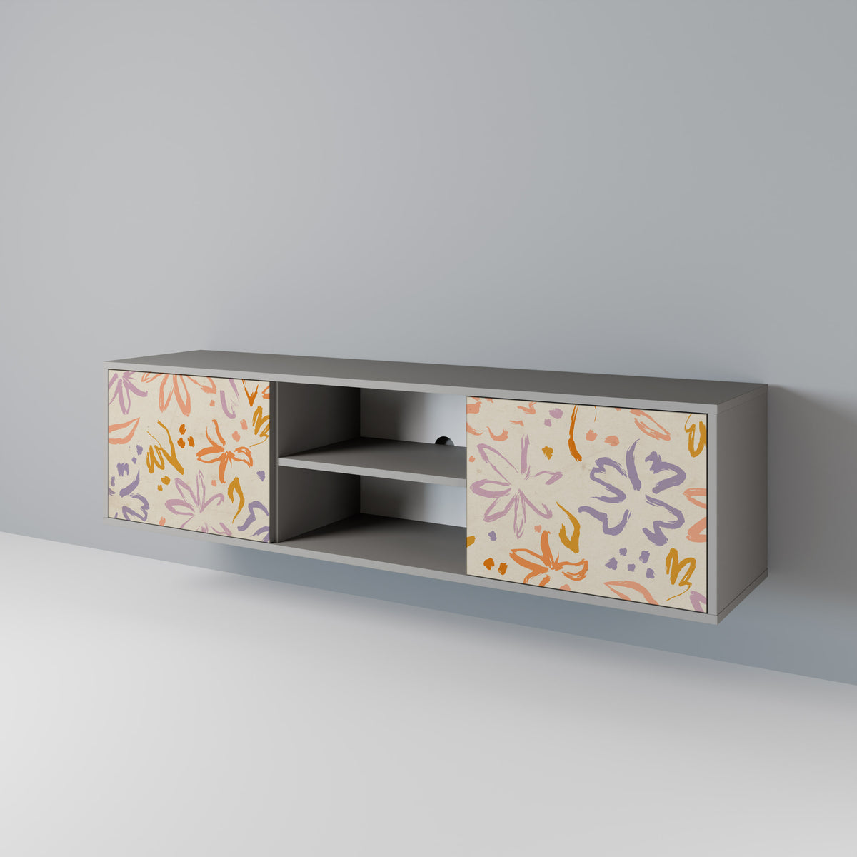 SPRING WHIMSY Mueble de TV de 2 Puertas