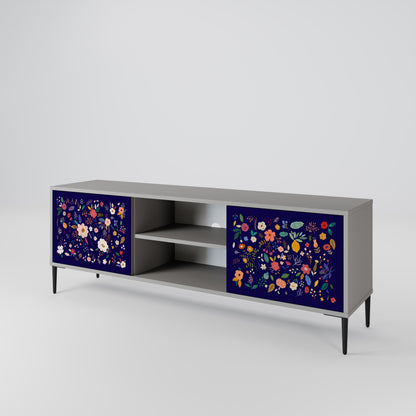 FLORAL COMBINATION Mueble de TV de 2 Puertas