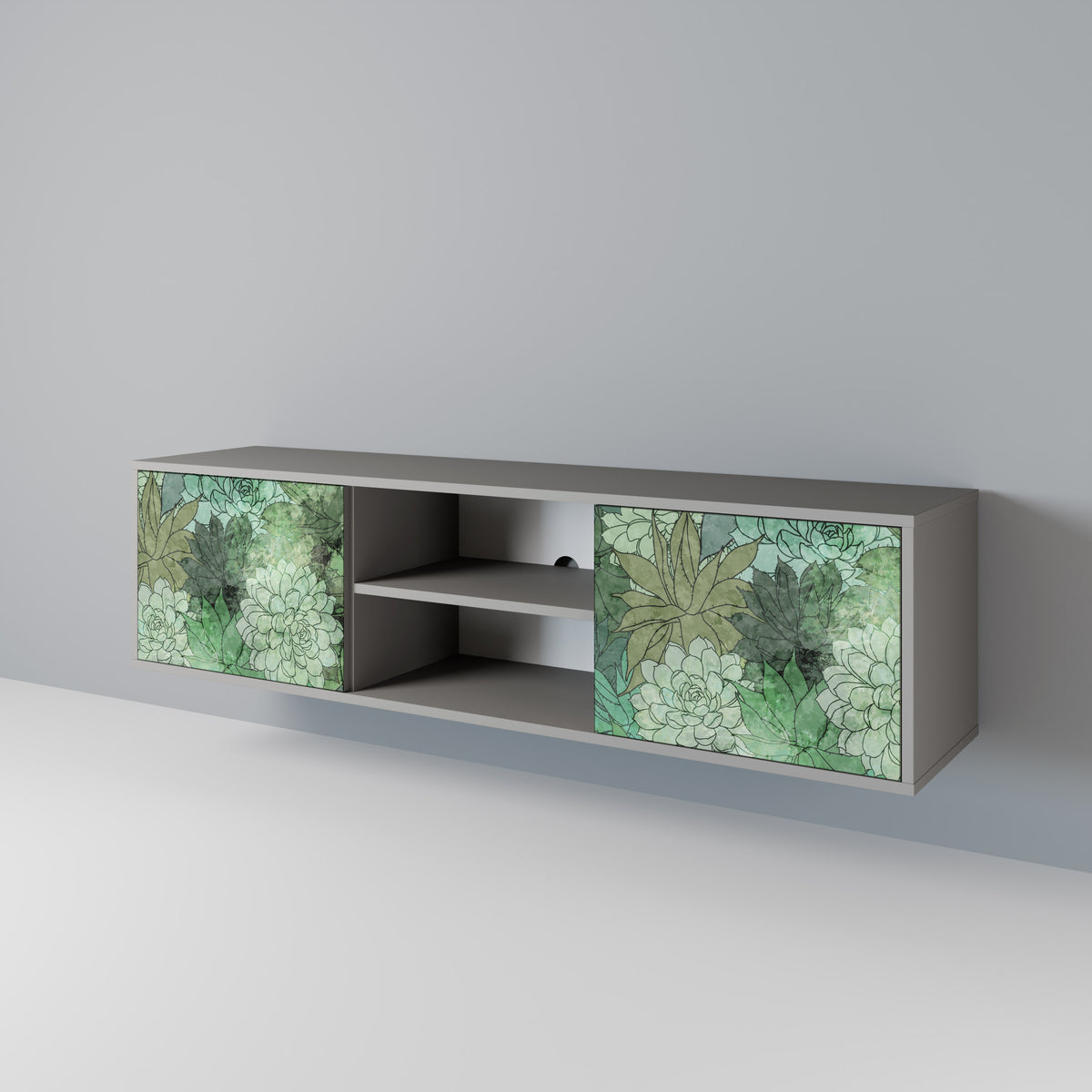 SUCCULENT CLUSTER Mueble de TV de 2 Puertas