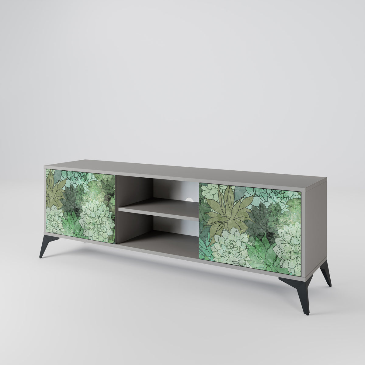 SUCCULENT CLUSTER Mueble de TV de 2 Puertas