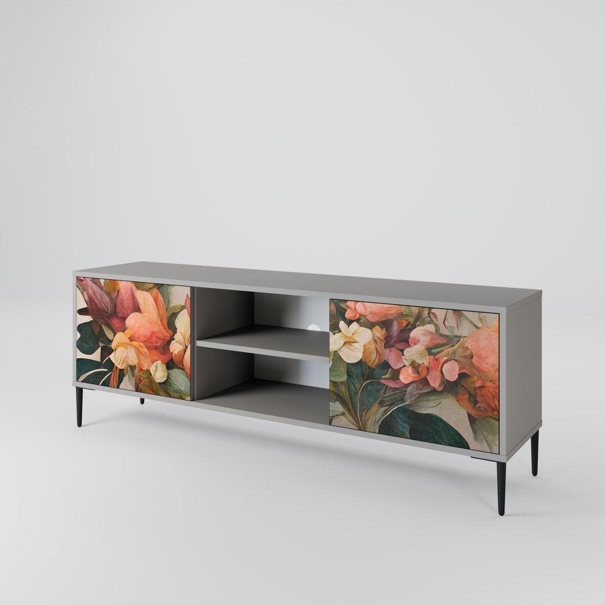 STYLISH BEAUTY Mueble de TV de 2 Puertas