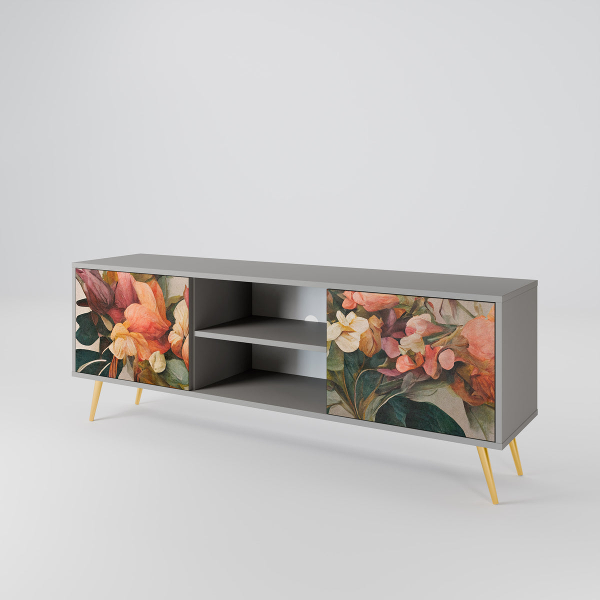 STYLISH BEAUTY Mueble de TV de 2 Puertas