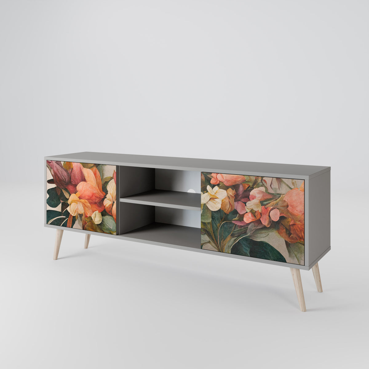 STYLISH BEAUTY Mueble de TV de 2 Puertas