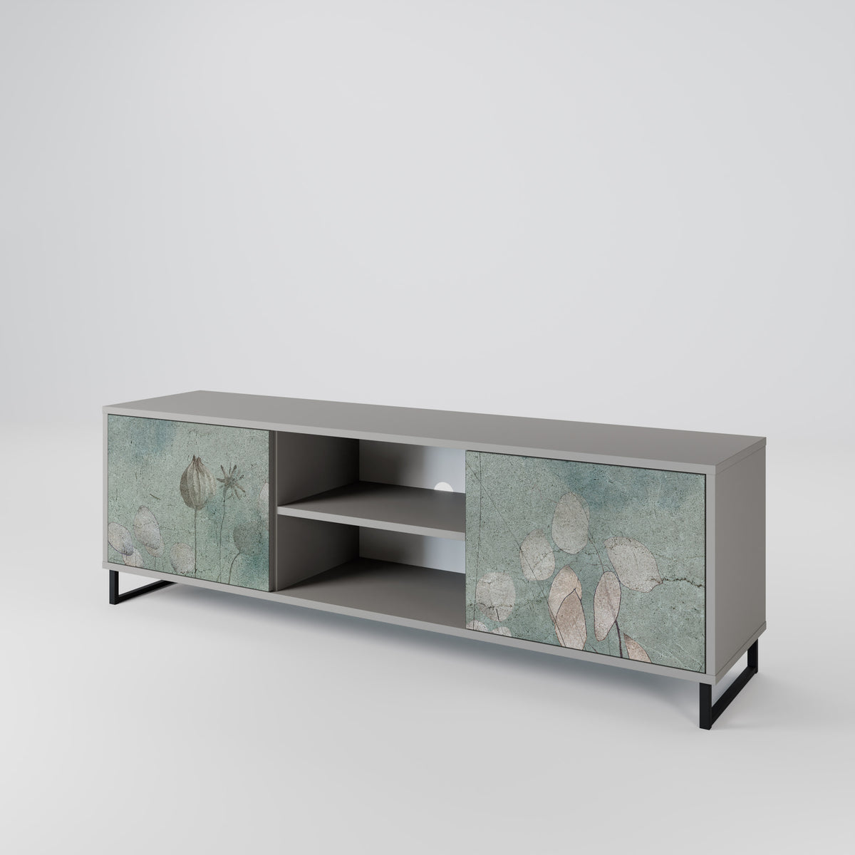 NIGHT LADY Mueble de TV de 2 Puertas
