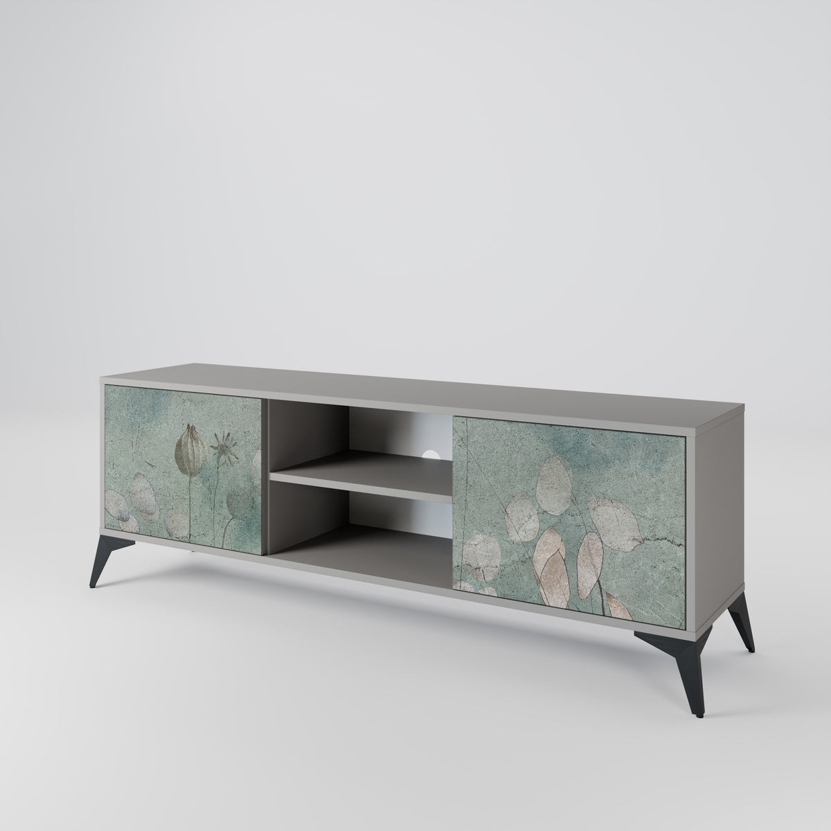 NIGHT LADY Mueble de TV de 2 Puertas