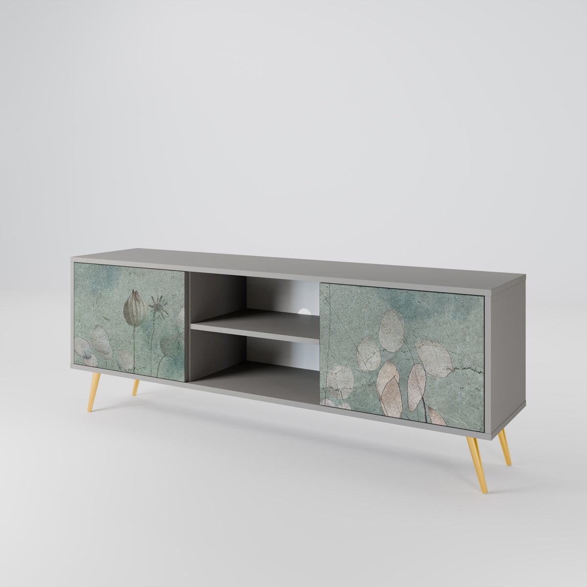 NIGHT LADY Mueble de TV de 2 Puertas
