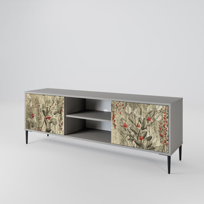 HERBAL GRACE Mueble de TV de 2 Puertas
