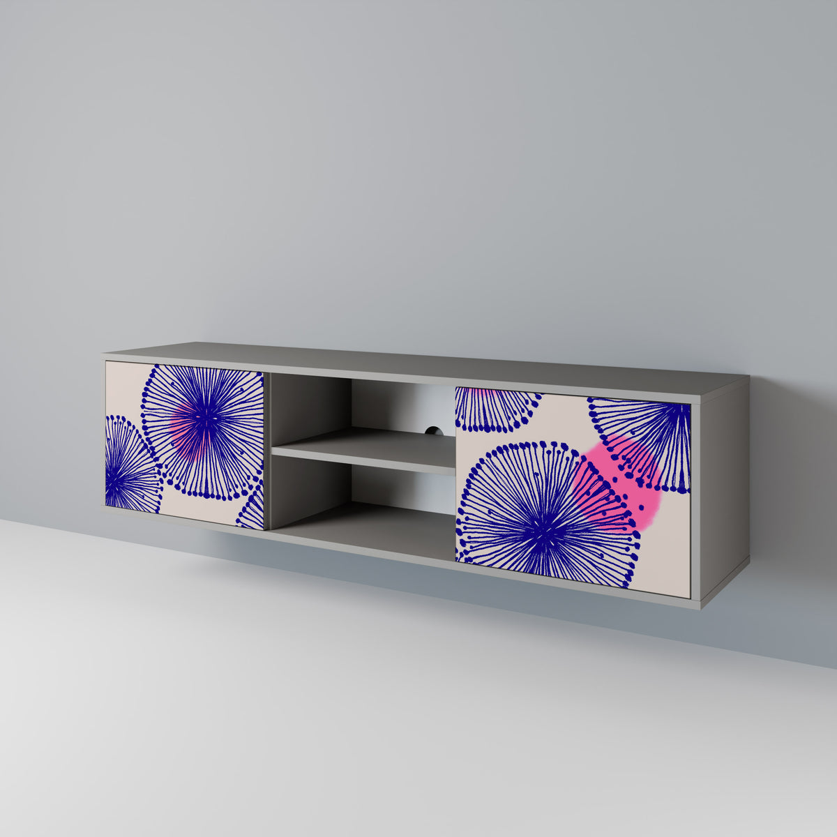 MAGIC NATURE Mueble de TV de 2 Puertas