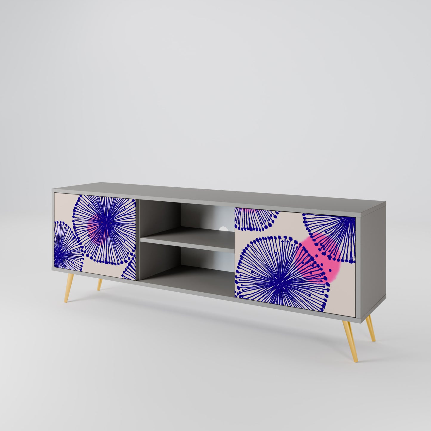 MAGIC NATURE Mueble de TV de 2 Puertas