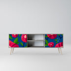 SPRING THOUGHTS 2-Door TV Stand in Grey Finish