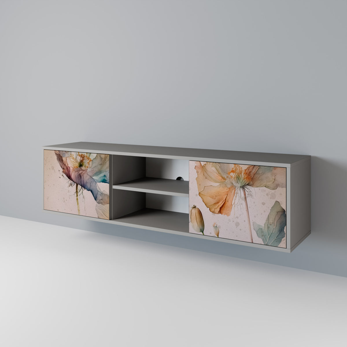 SOFTEN POPPY Mueble de TV de 2 Puertas