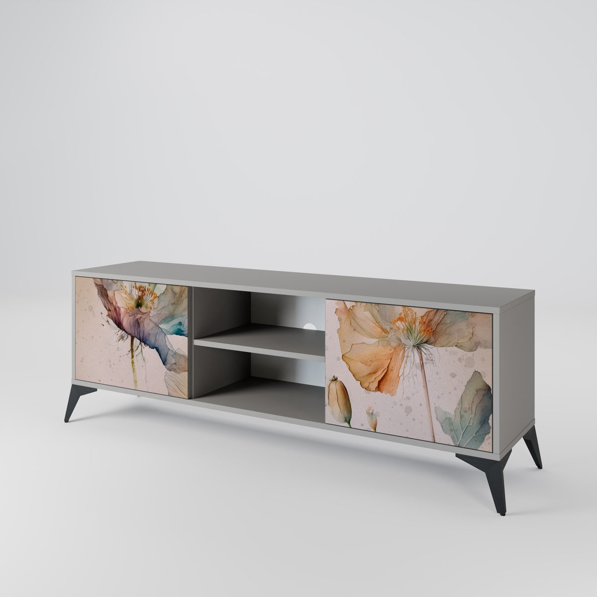 SOFTEN POPPY Mueble de TV de 2 Puertas