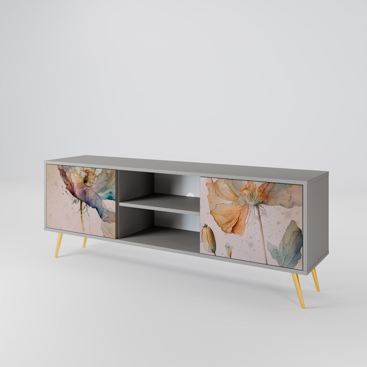 SOFTEN POPPY Mueble de TV de 2 Puertas