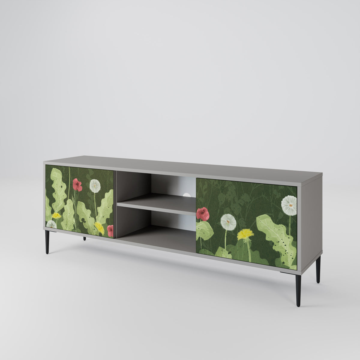DANDELION AMUSE Mueble de TV de 2 Puertas