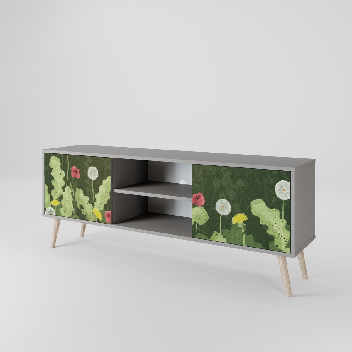 DANDELION AMUSE Mueble de TV de 2 Puertas