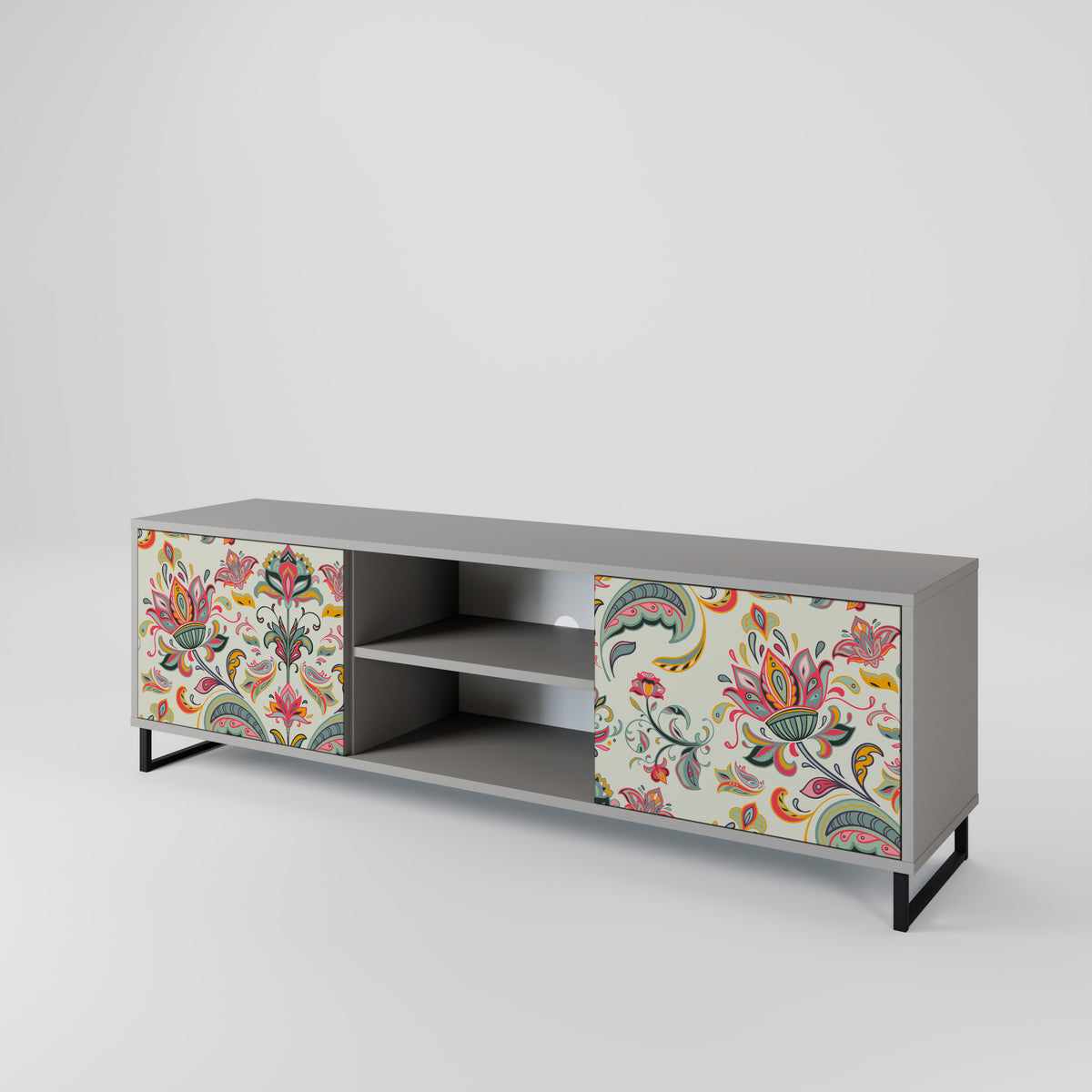 ORGANIC FOLKLORE Mueble de TV de 2 Puertas