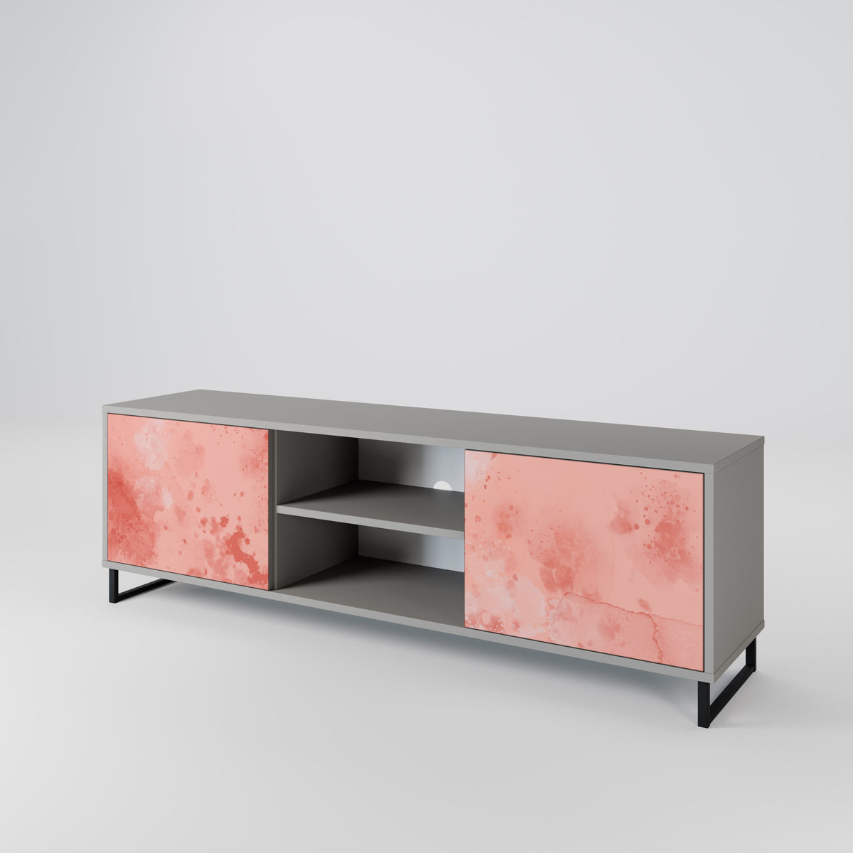 CRANE DANCE Mueble de TV de 2 Puertas