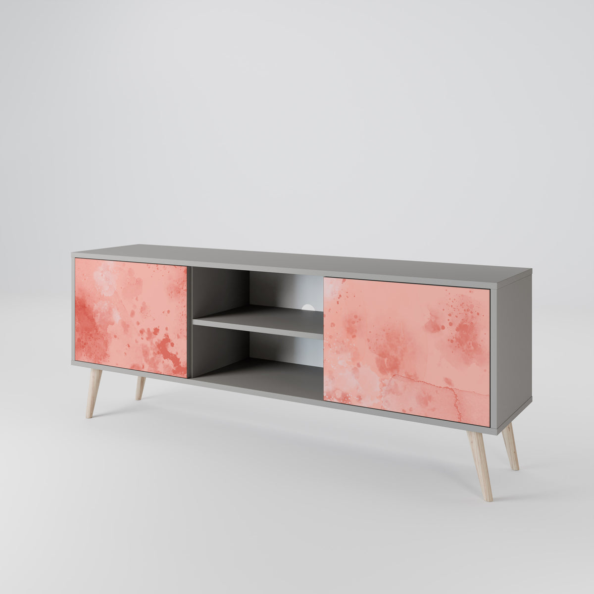 CRANE DANCE Mueble de TV de 2 Puertas
