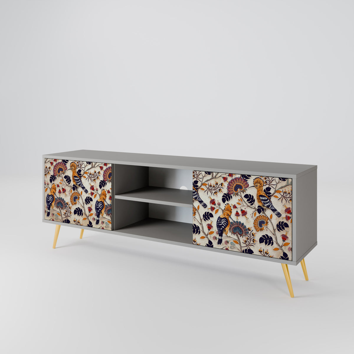 EMINENT HOOPOE Mueble de TV de 2 Puertas