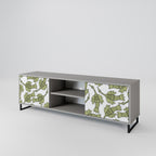 SEEDLING SONGBIRD 2-Door TV Stand in Grey Finish