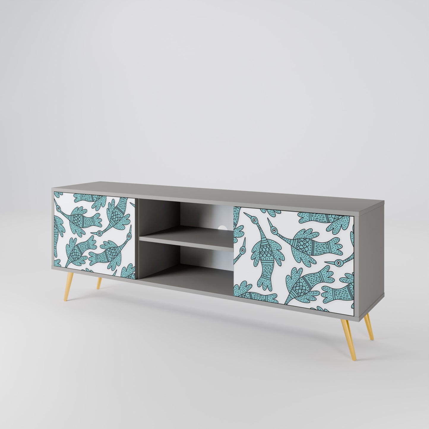 WATERSPOUT SONGIBIRD Mueble de TV de 2 Puertas