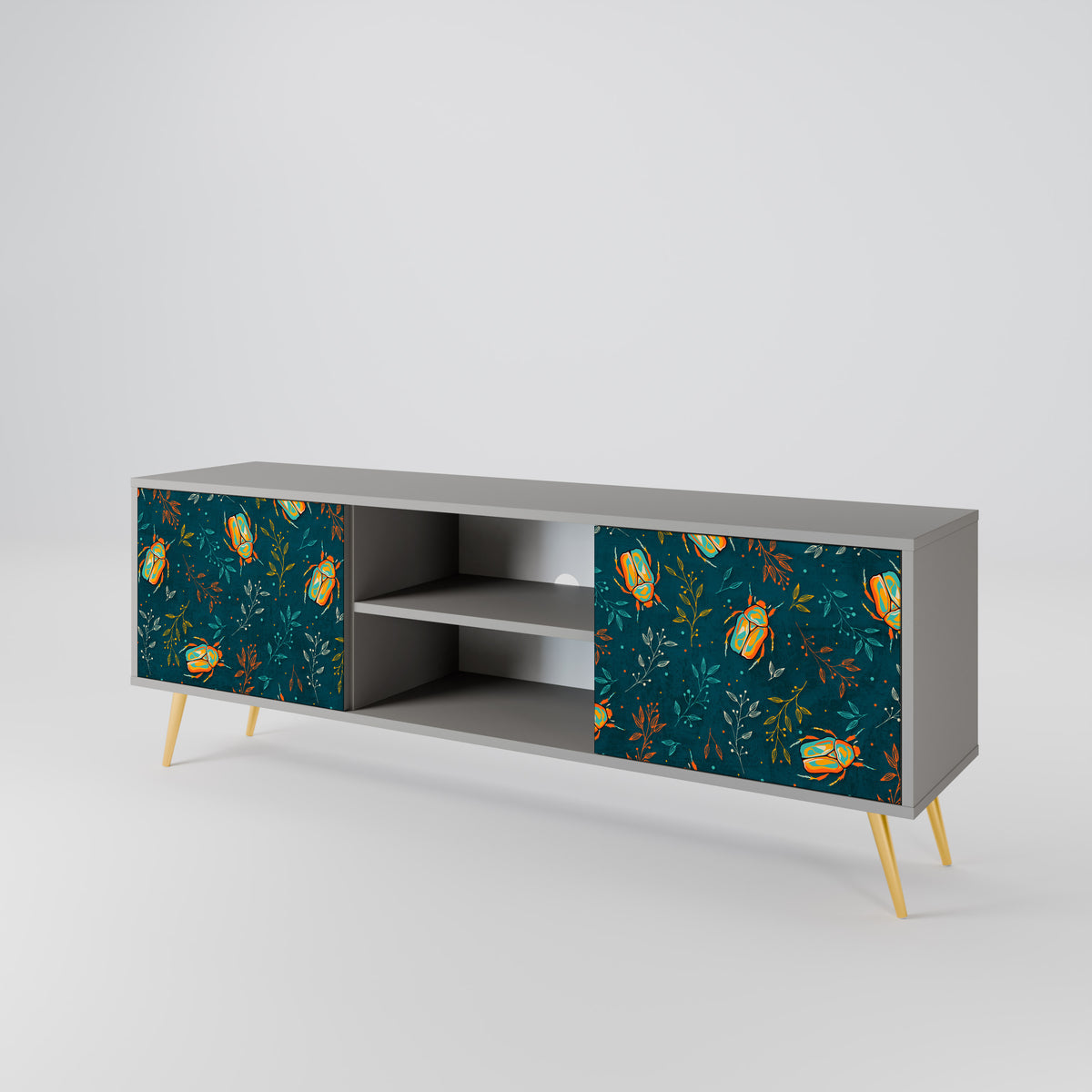 AUTUMN INSECTS Mueble de TV de 2 Puertas