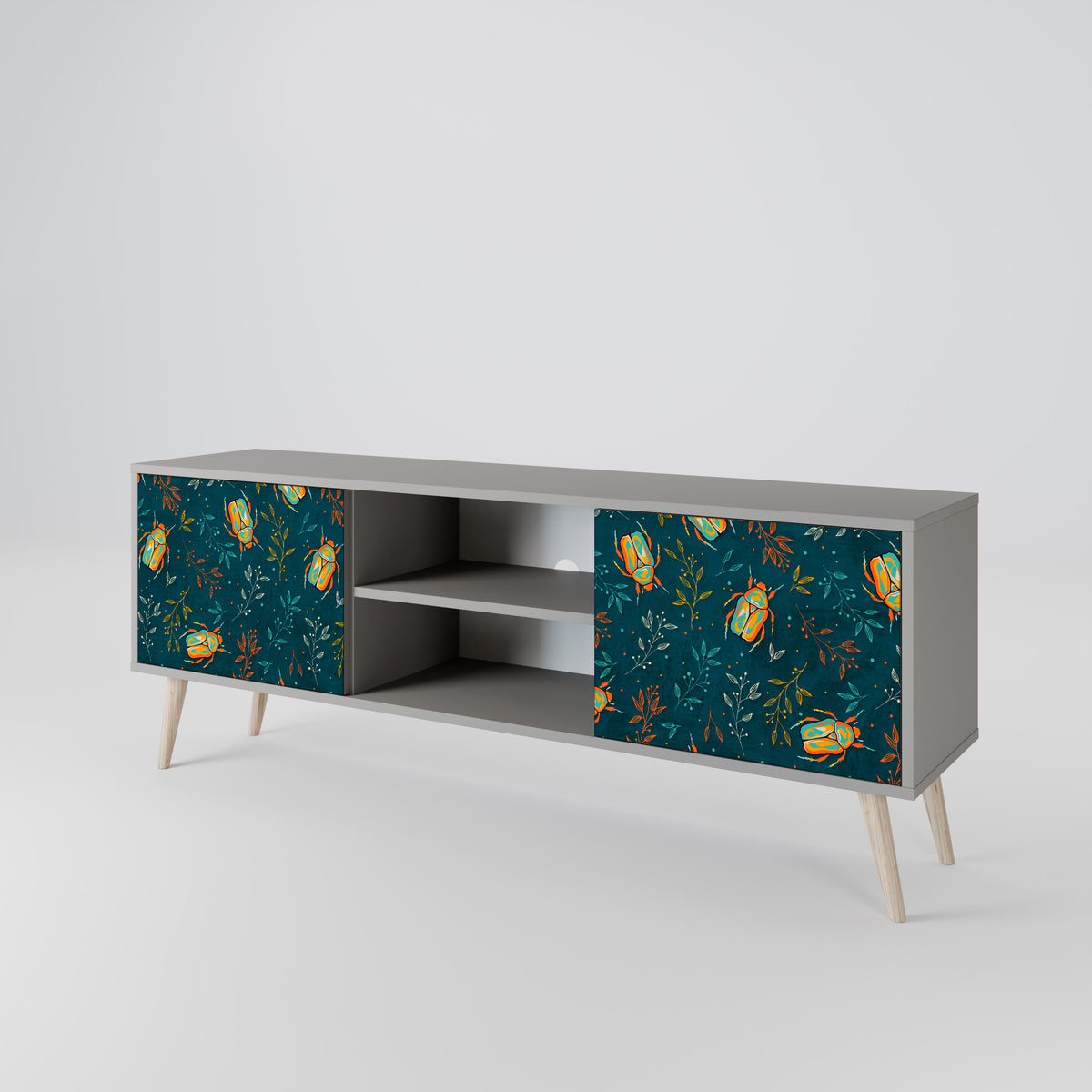 AUTUMN INSECTS Mueble de TV de 2 Puertas