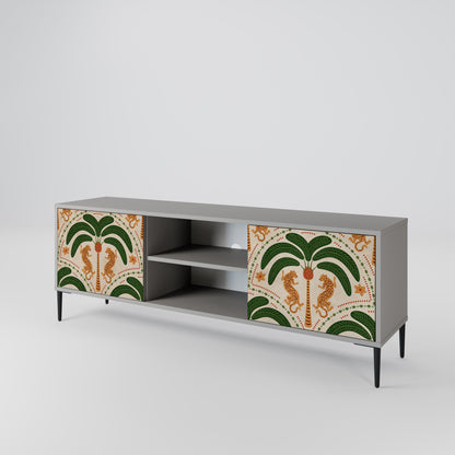DANCING PREDATORS Mueble de TV de 2 Puertas