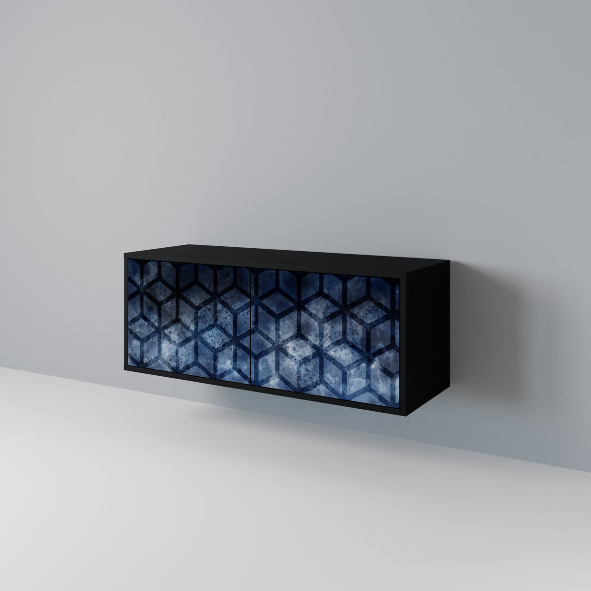CUBIC MIST Mueble de TV Compacto de 2 puertas