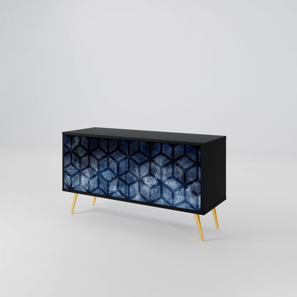CUBIC MIST Mueble de TV Compacto de 2 puertas